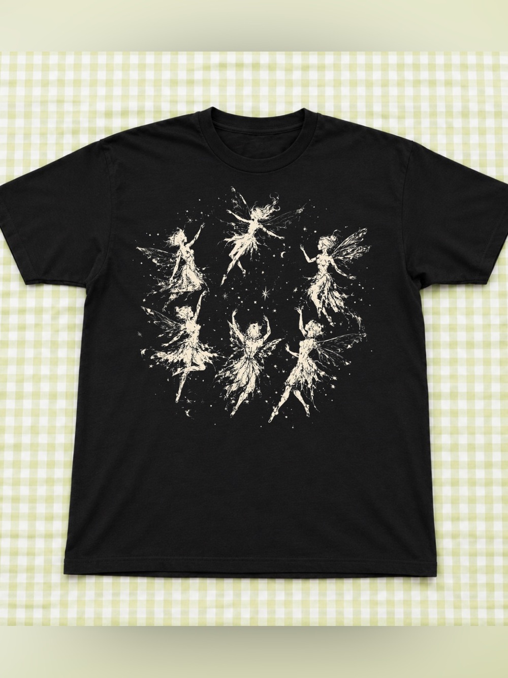 Black Beauty Fairy Graphic Tee, Designed for Everyday Wear